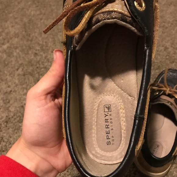 Gold and cheetah speedy topsider size 7.5 - Picture 8 of 8